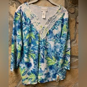 Alfred Dunner New Waikiki top